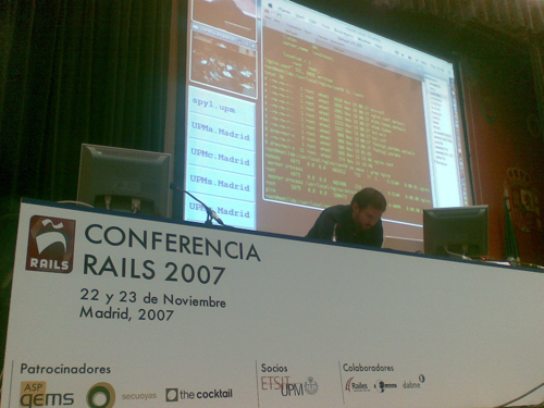 "Conferencia Rails 2007"